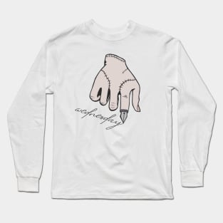 wednesday handwritting Long Sleeve T-Shirt